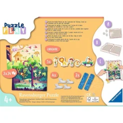 Ravensburger Puzzle & Play: Jungle Exploration Puzzle 2 x 24pcs RETIRED