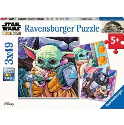 Ravensburger Star Wars The Mandalorian: Grogu Moments Puzzle 3 x 49pcs