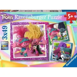 Ravensburger Trolls Band Together Puzzle 3 x 49pcs