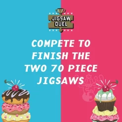 Ridley's Jigsaw Duel Sugar Showdown Puzzle 2 x 70pcs