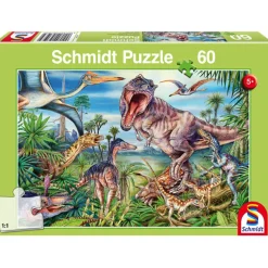 Schmidt Amongst the Dinosaurs Puzzle 60pcs