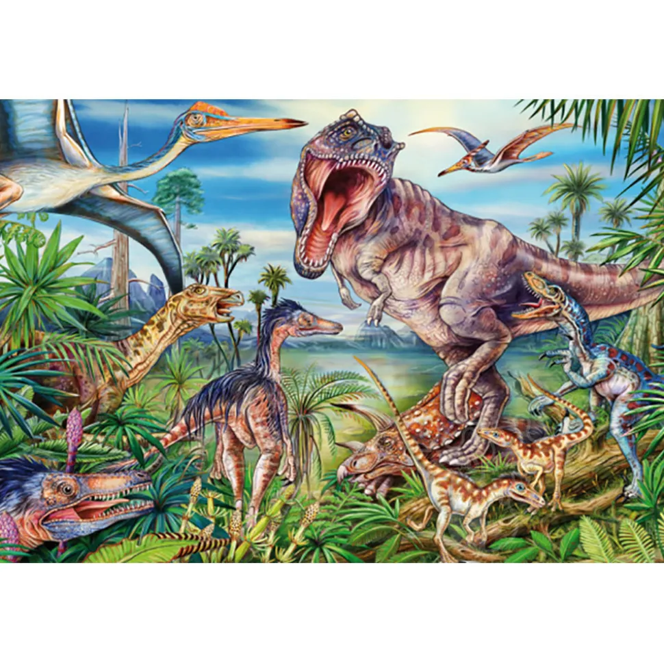 Schmidt Amongst the Dinosaurs Puzzle 60pcs