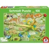 Schmidt Animals in the Jungle Puzzle 100pcs