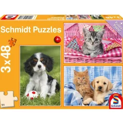 Schmidt My cutest baby animals Puzzle 3 x 48pcs