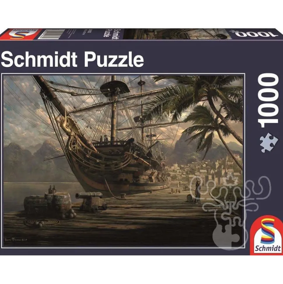 Schmidt Ship At Anchor Puzzle 1000pcs