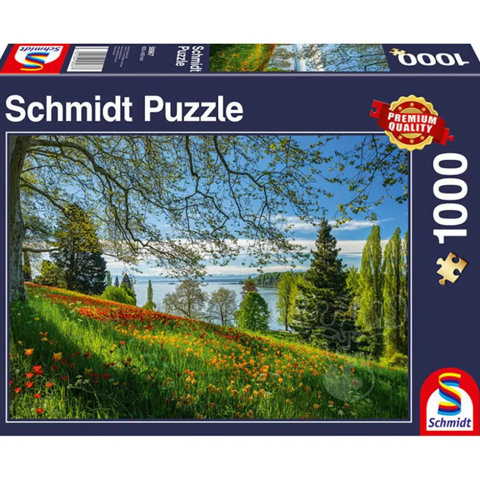 Schmidt Tulips Flowering, Frühlingsallee, Mainau Island Puzzle 1000pcs