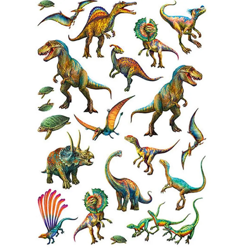 Schmidt Wild Dinosaurs Puzzle 150pcs includes Dino Stickers