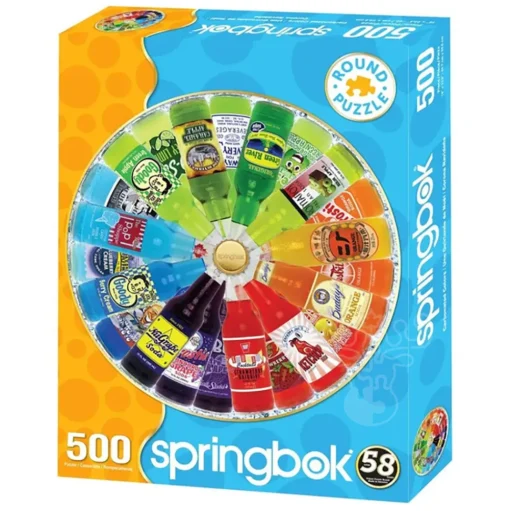 Springbok Carbonated Colors Round Puzzle 500pcs