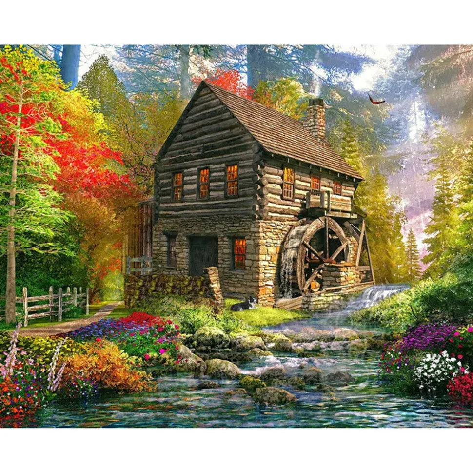Springbok Mill Cottage Puzzle 1000pcs