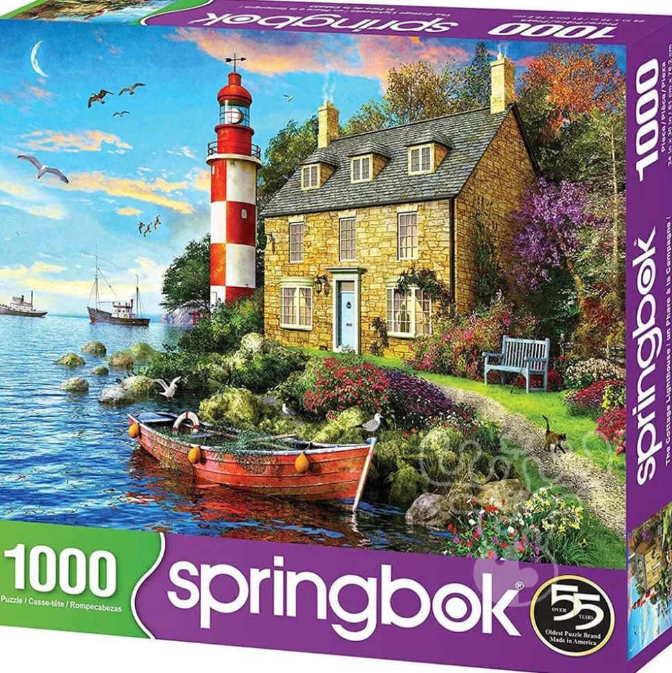 Springbok The Cottage Lighthouse Puzzle 1000pcs