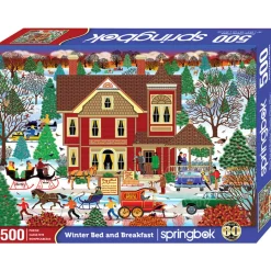 Springbok Winter Bed and Breakfast Puzzle 500pcs