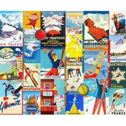 Springbok Winter Sports Puzzle 1000pcs RETIRED