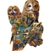 SunsOut Forest Owls Shaped Puzzle 1000pcs