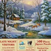 SunsOut Late Night Visitors Puzzle 500pcs