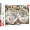 Trefl A New Land and Water Map of the Entire Earth, 1630 Puzzle 2000pcs
