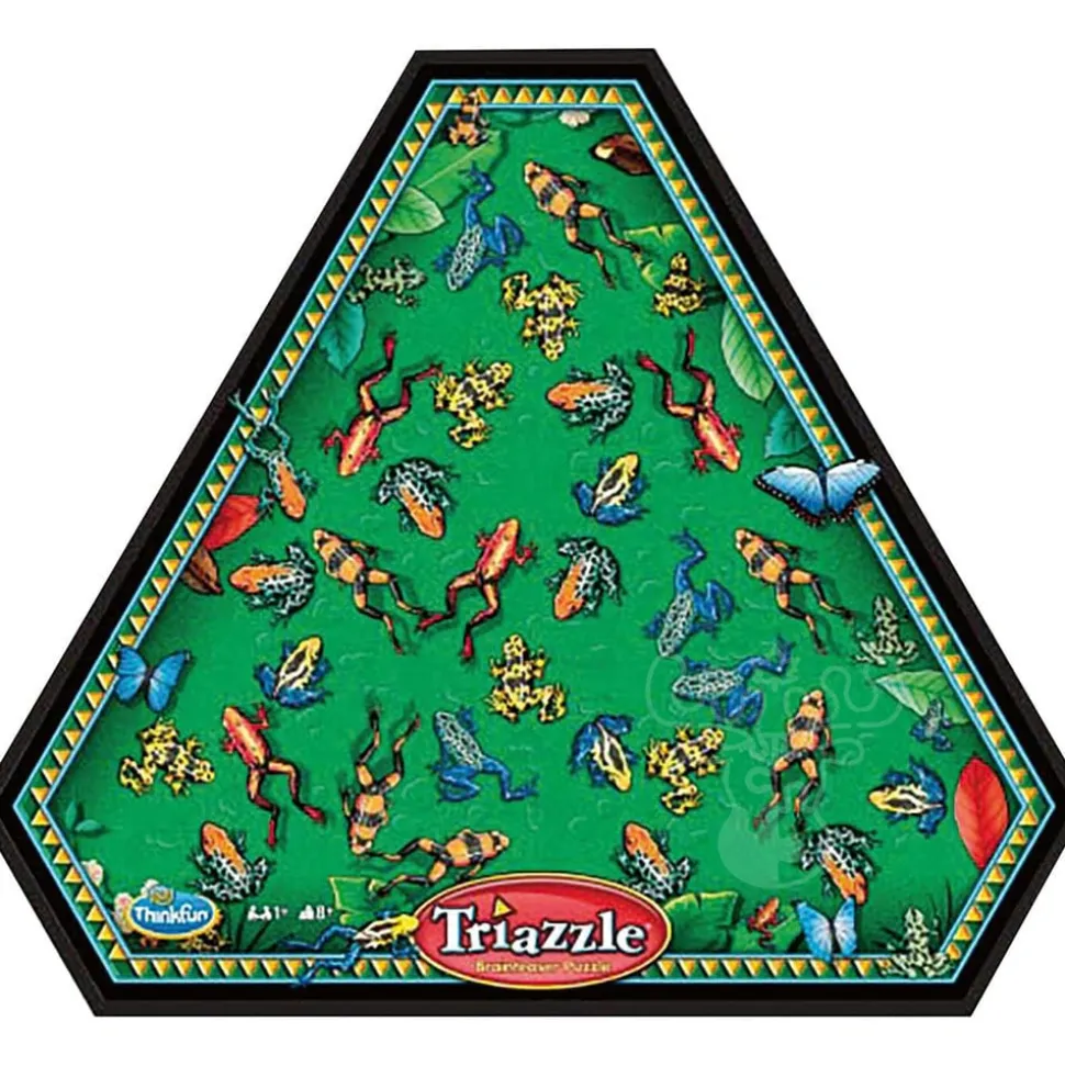 Triazzle Brain Teaser Puzzle Frogs RETIRED