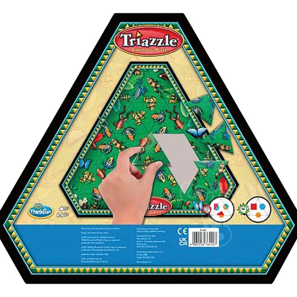 Triazzle Brain Teaser Puzzle Frogs RETIRED