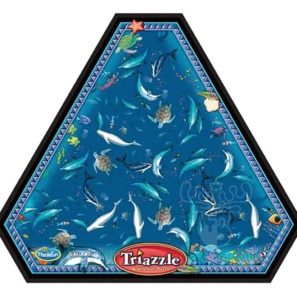 Triazzle BrainTeaser Puzzle Dolphins RETIRED