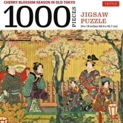 Tuttle Cherry Blossom Season in Old Tokyo Puzzle 1000pcs