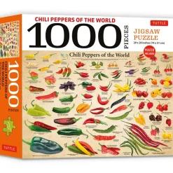 Tuttle Chili Peppers of the World Puzzle 1000pcs