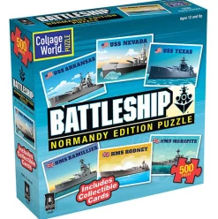 University Games Battleship Normandy Edition Puzzle 500pcs