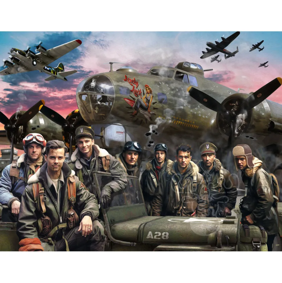 Vermont Christmas Co. B-17 Flying Fortress Puzzle 550pcs