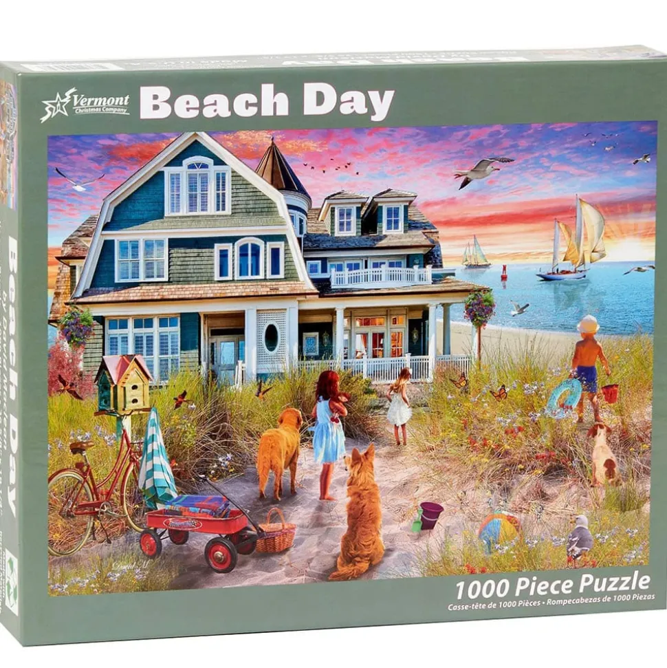 Vermont Christmas Co. Beach Day Puzzle 1000pcs