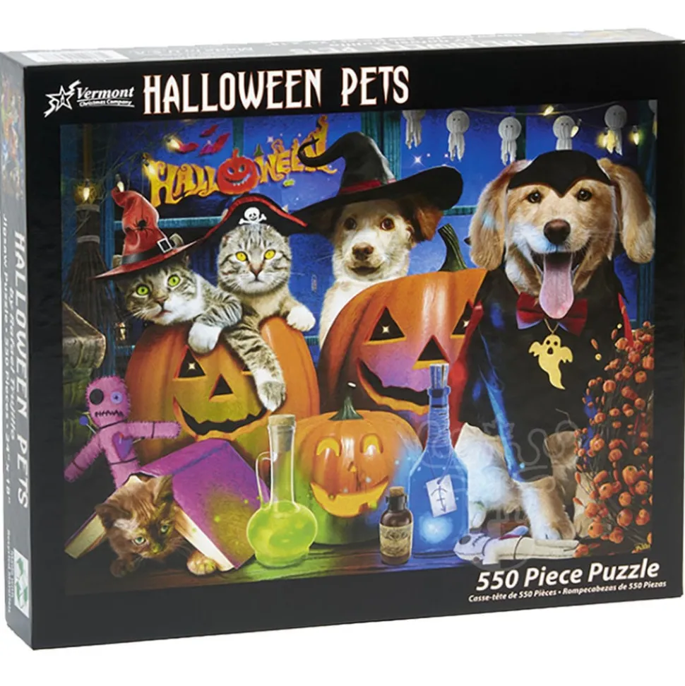 Vermont Christmas Co. Halloween Pets Puzzle 550pcs