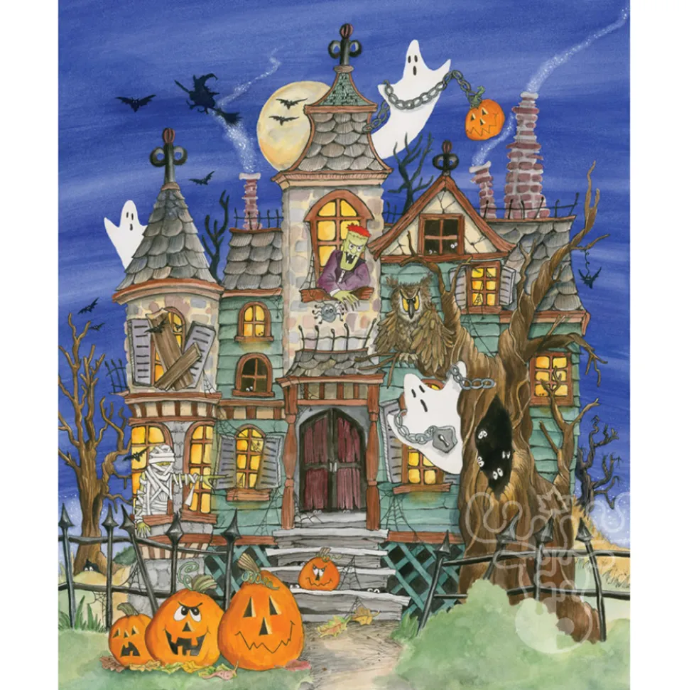 Vermont Christmas Co. Haunted House Puzzle 1000pcs