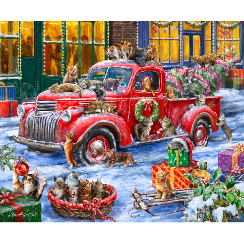 Vermont Christmas Co. It's a Cats' Christmas Puzzle 1000pcs