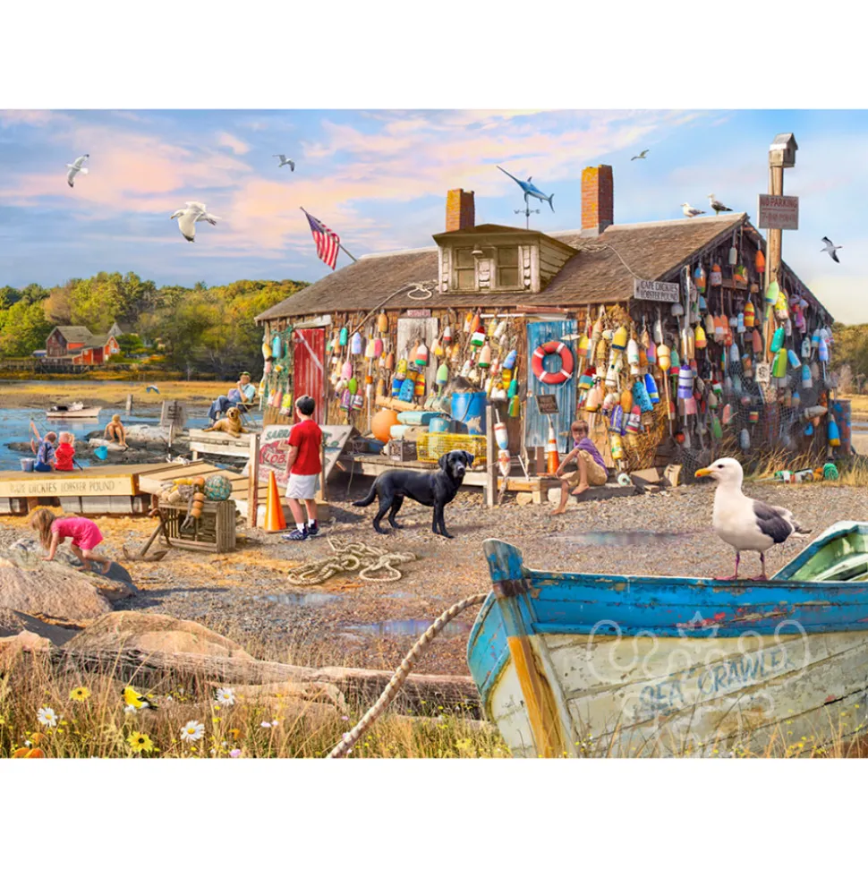 Vermont Christmas Co. Lobster Buoys Puzzle 1000pcs