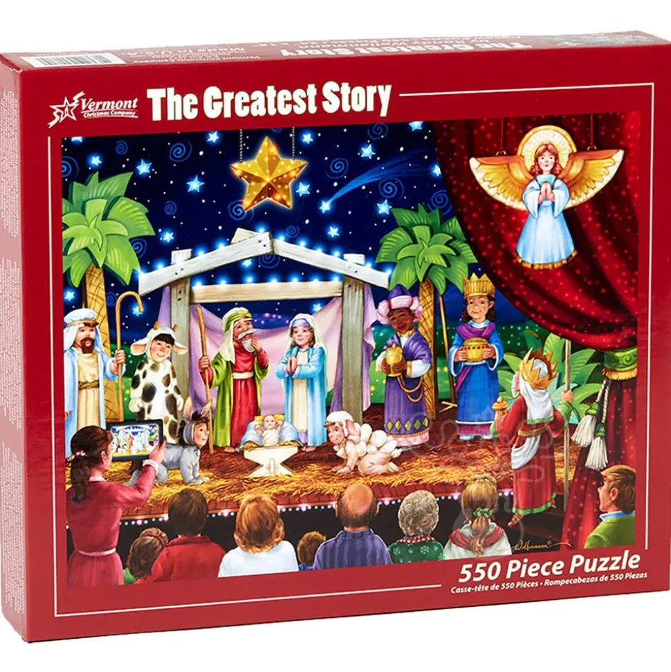 Vermont Christmas Co. The Greatest Story Puzzle 550pcs