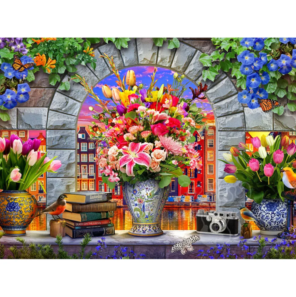 Vermont Christmas Co. Vases in Amsterdam Puzzle 1000pcs