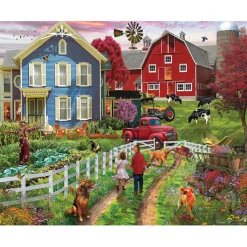 White Mountain Country Farm Life Puzzle 1000pcs