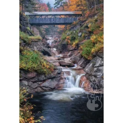 White Mountain Covered Bridge Puzzle 1000pcs