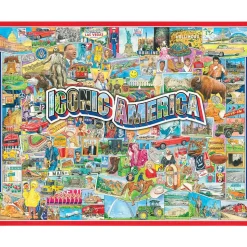 White Mountain Iconic America Puzzle 1000pcs RETIRED