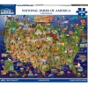 White Mountain National Parks Map Puzzle 1000pcs