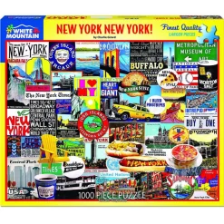 White Mountain New York New York Puzzle 1000pcs