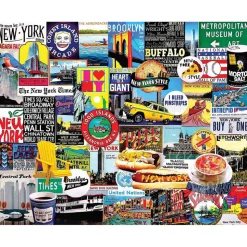 White Mountain New York New York Puzzle 1000pcs