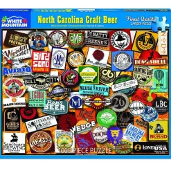 White Mountain North Carolina Craft Beer Puzzle 1000pcs RETIRED