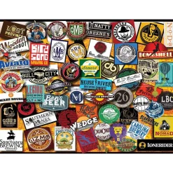 White Mountain North Carolina Craft Beer Puzzle 1000pcs RETIRED