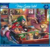 White Mountain Paws Gone Wild Puzzle 500pcs