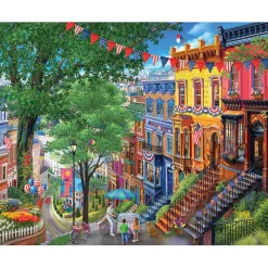 White Mountain Summer In The City Puzzle 1000pcs