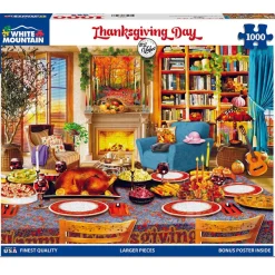 White Mountain Thanksgiving Day Puzzle 1000pcs