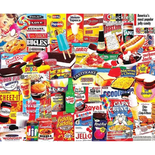 White Mountain Things I Ate As A Kid Puzzle 1000pcs