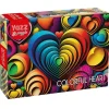 Yazz Puzzle Colorful Heart Puzzle 1000pcs